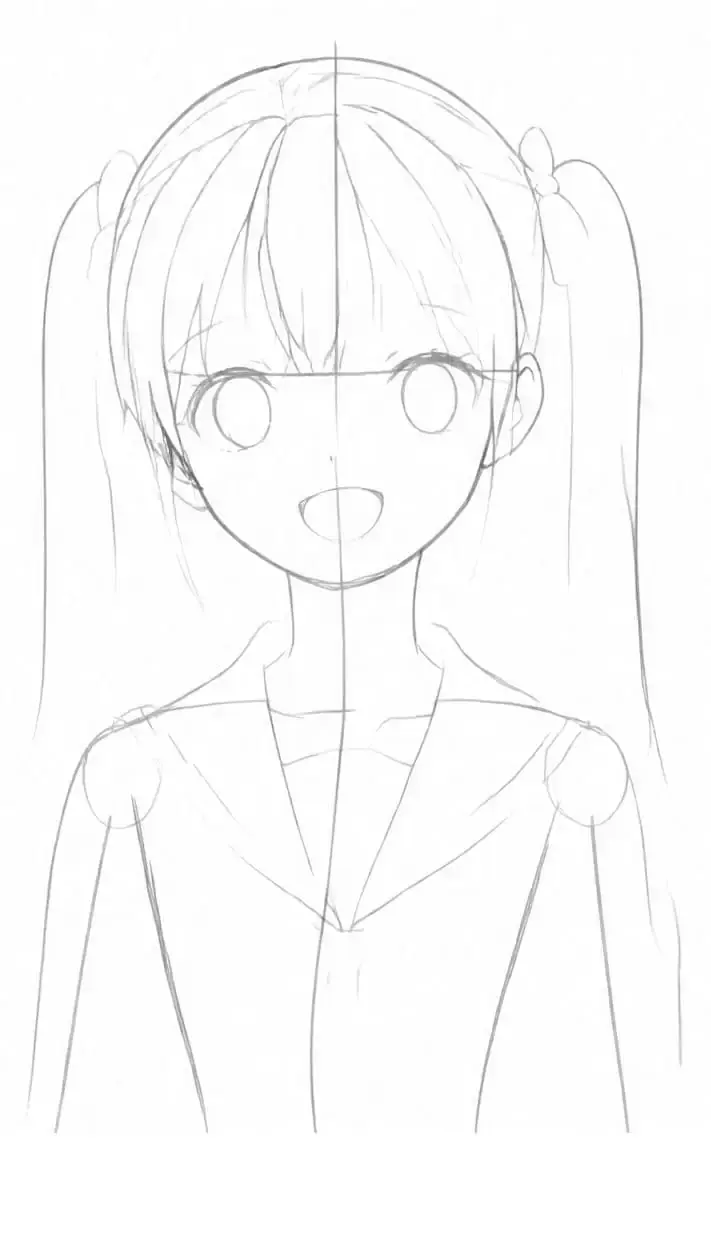 Manga schoolgirl, stage 3: Placement